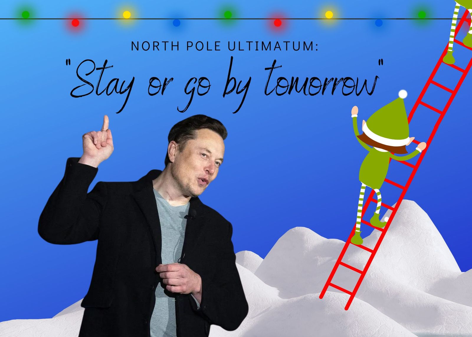 Elon Musk buys the North Pole and immediately ruins Christmas