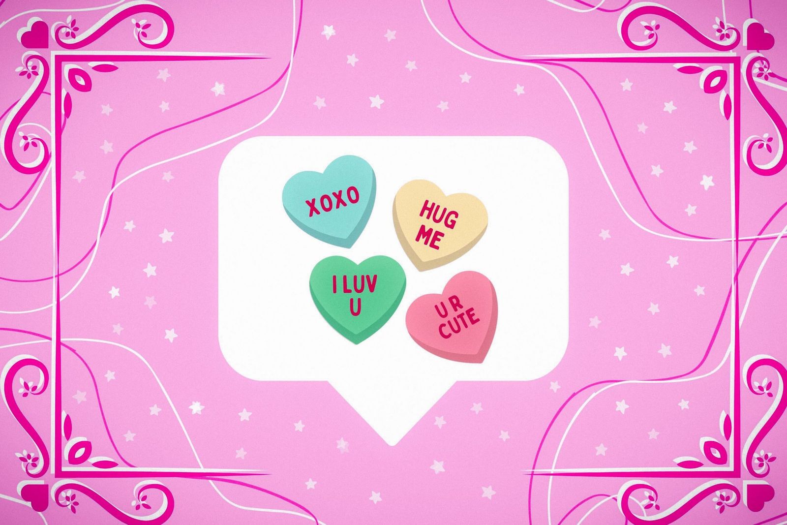 What Valentine's Day treat are the signs?
