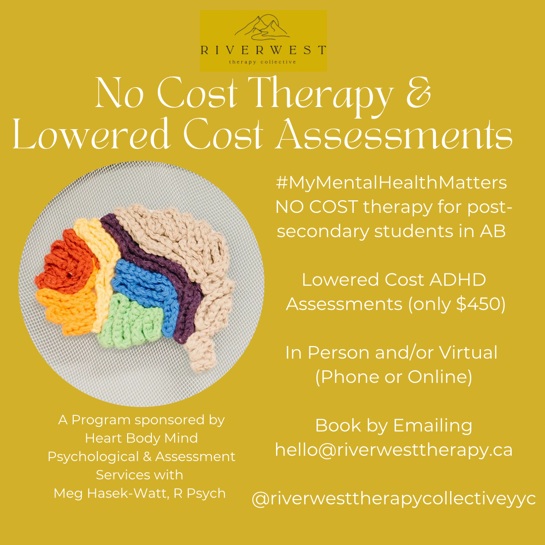 Clinic offering free therapy and lowered-cost ADHD and trauma assessments for post-secondary students