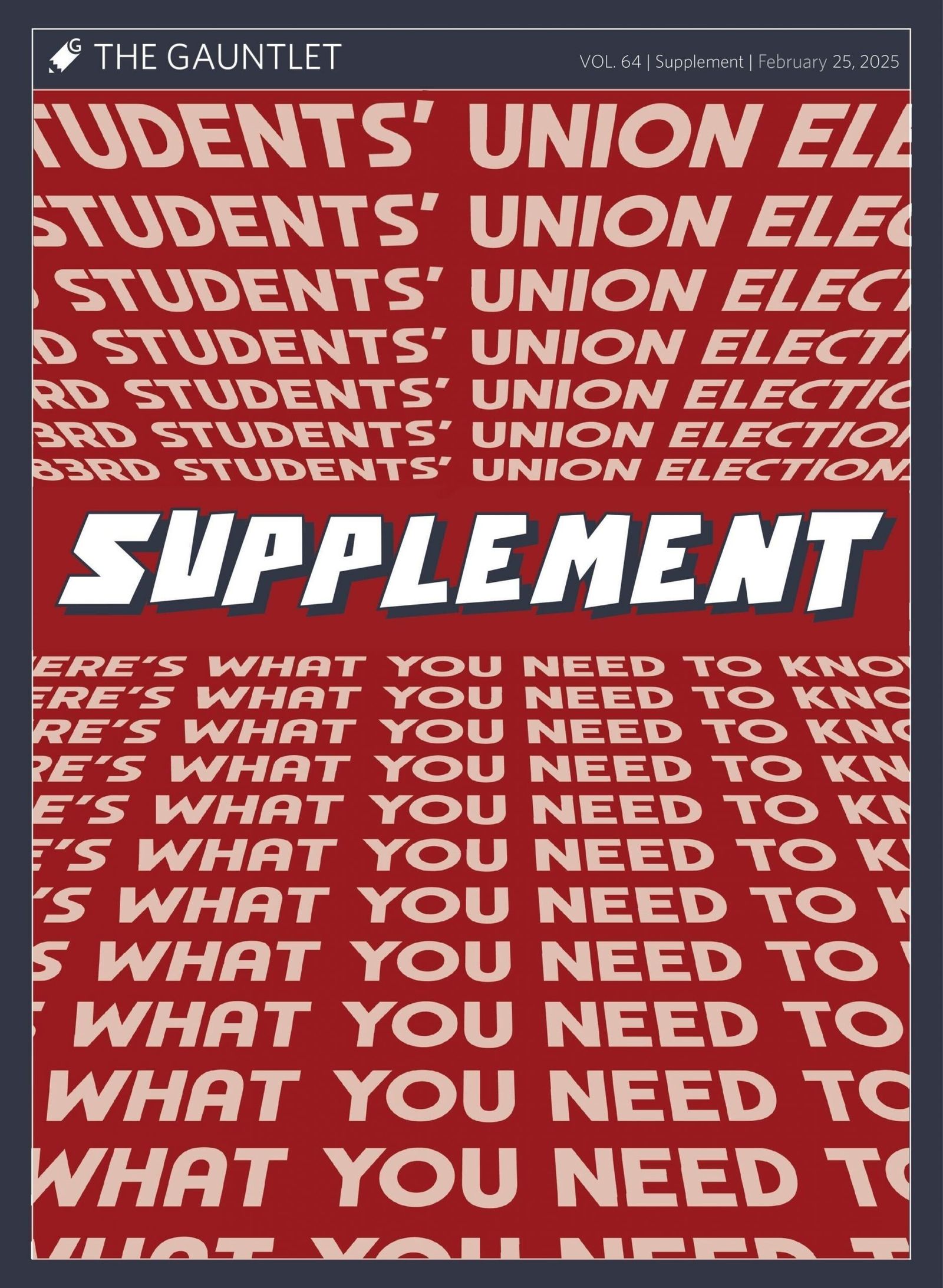 2025 SU general elections supplement