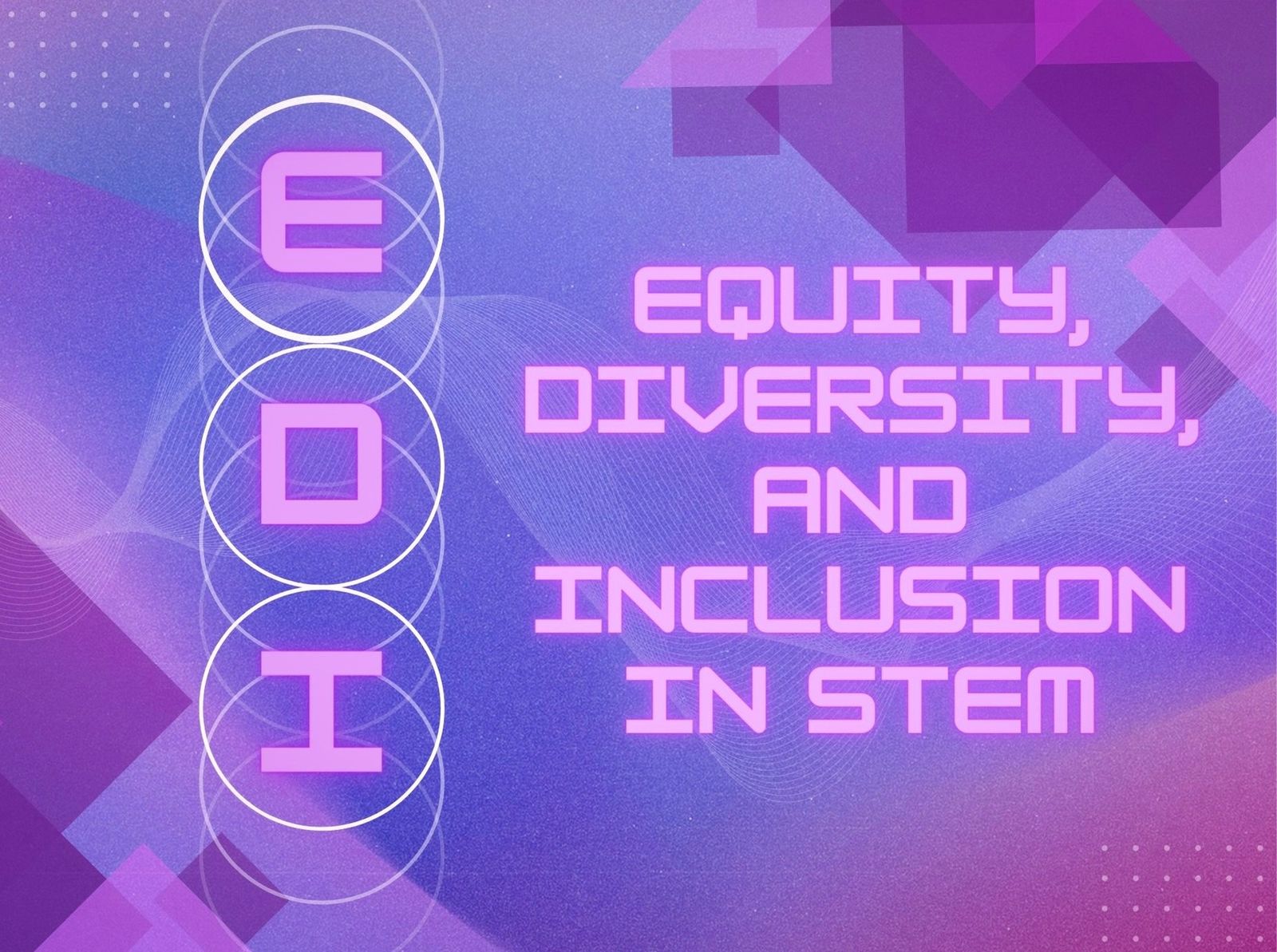 Exploring Equity, Diversity, and Inclusion in STEM