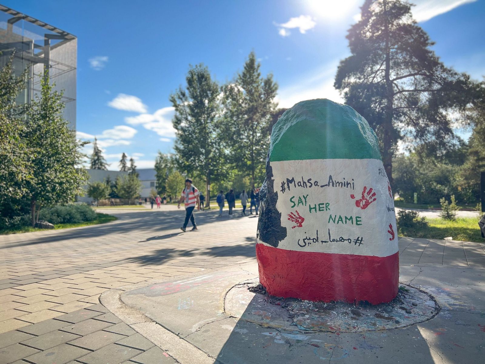 Iranian students gather in memory of Mahsa Amini