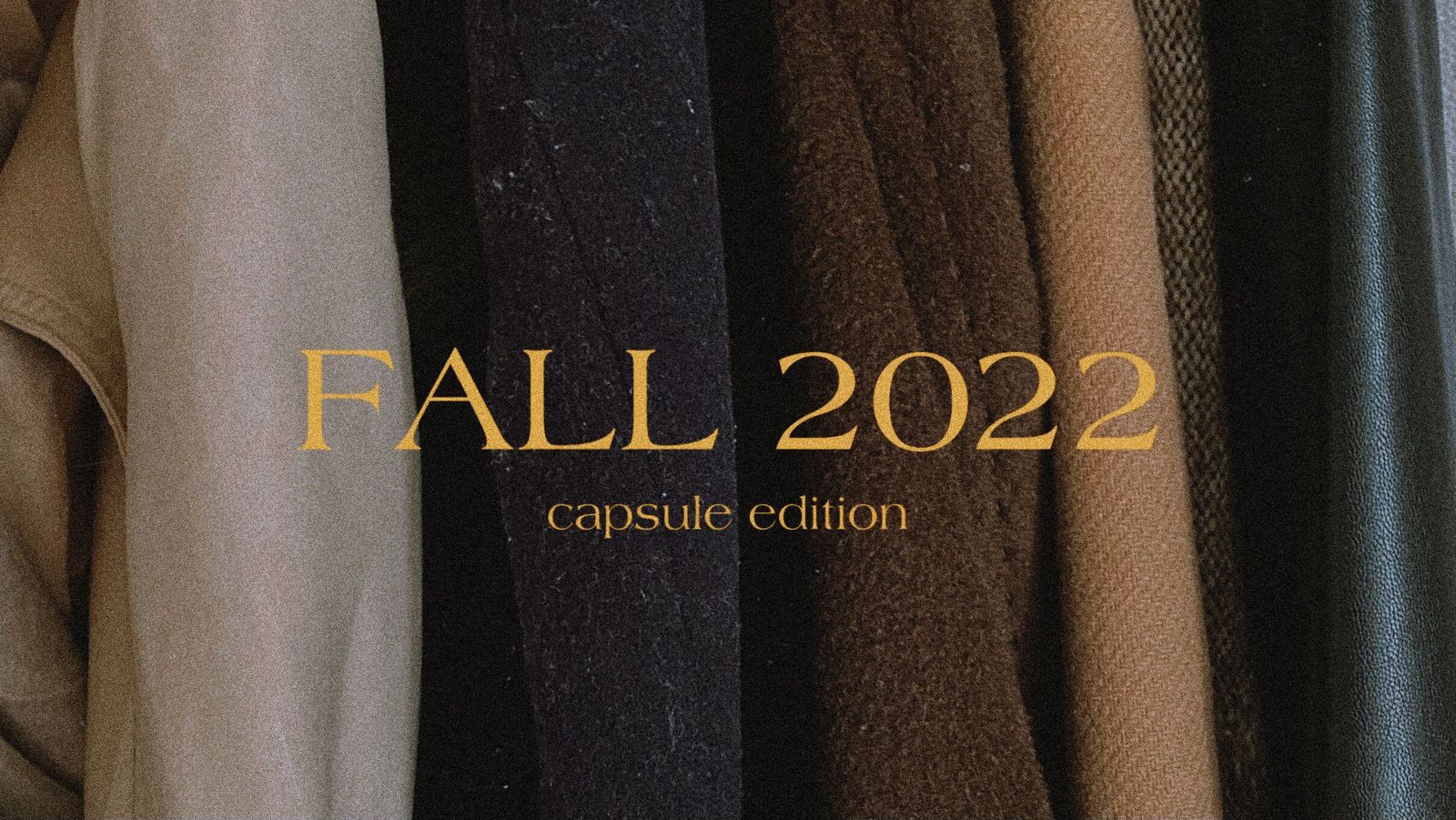 It’s time to curate a Fall 2022 capsule wardrobe