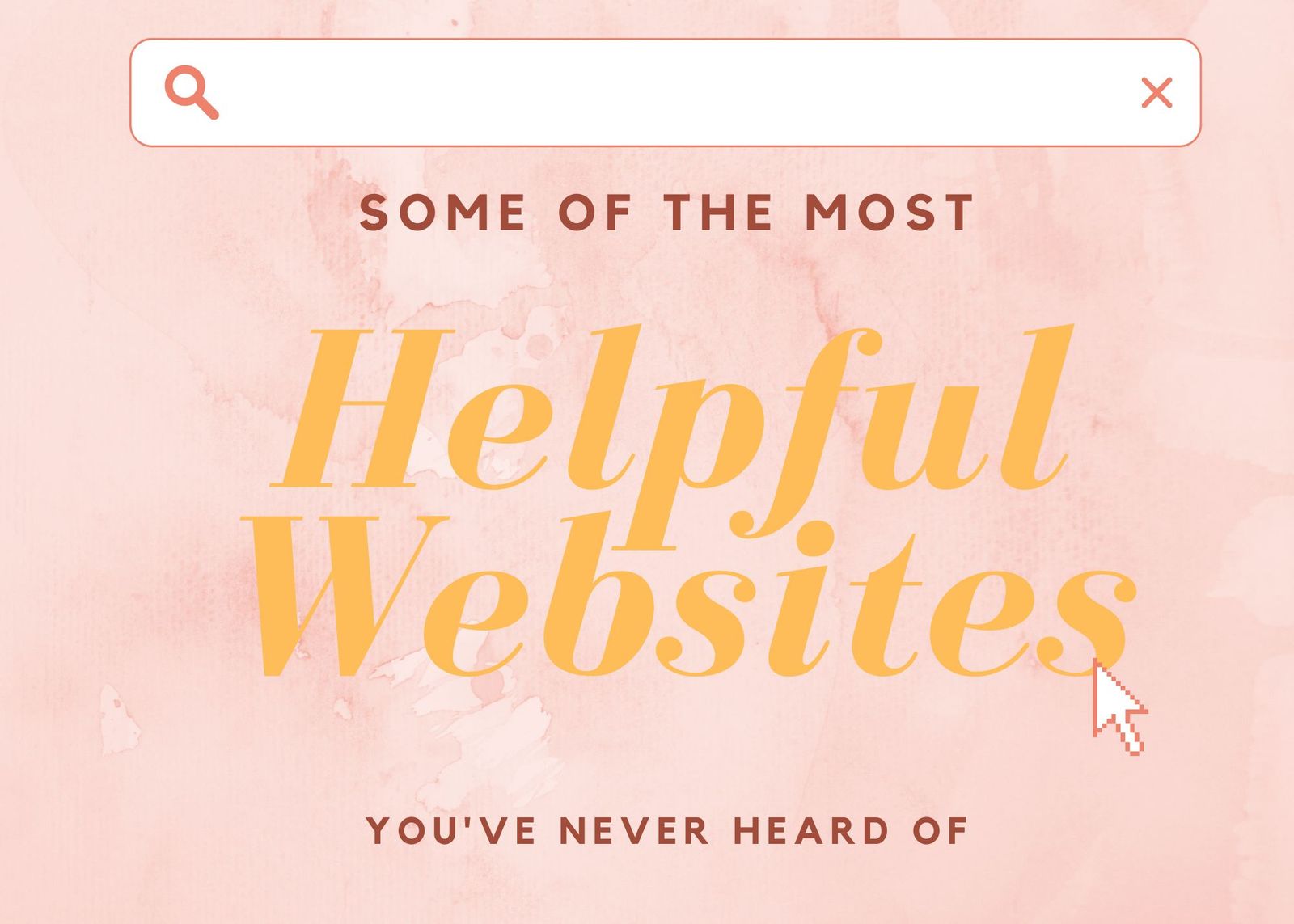 Some of the most helpful websites you've never heard of