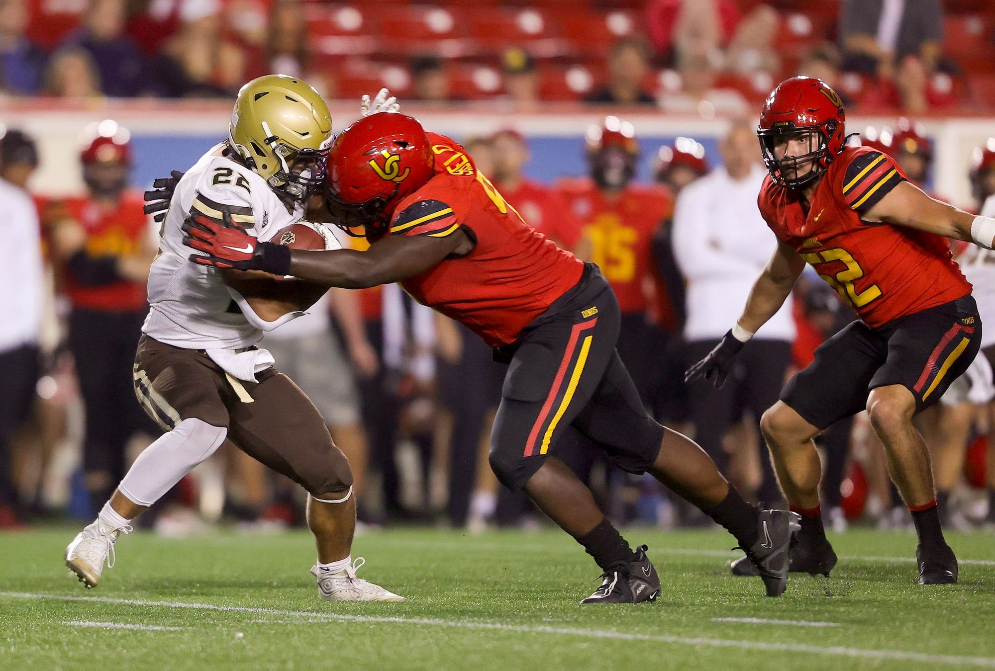 Dinos steal the game from the Bisons, earning their first win at home since October 2023