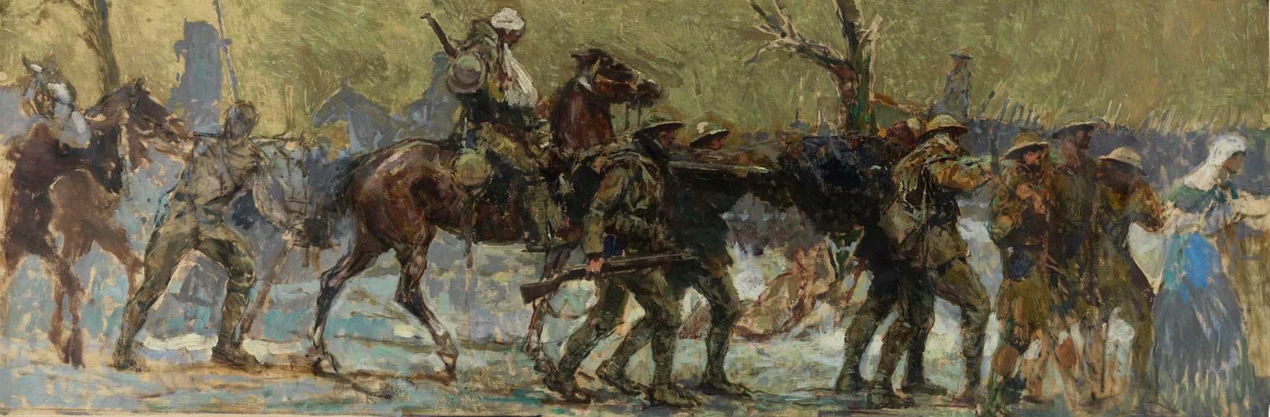 Oil paintings on the Western Front: Munnings — The War Years