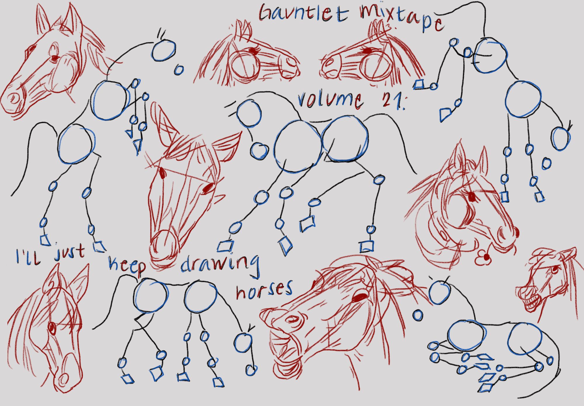 Gauntlet Mixtape Vol.21: I’ll just keep drawing horses