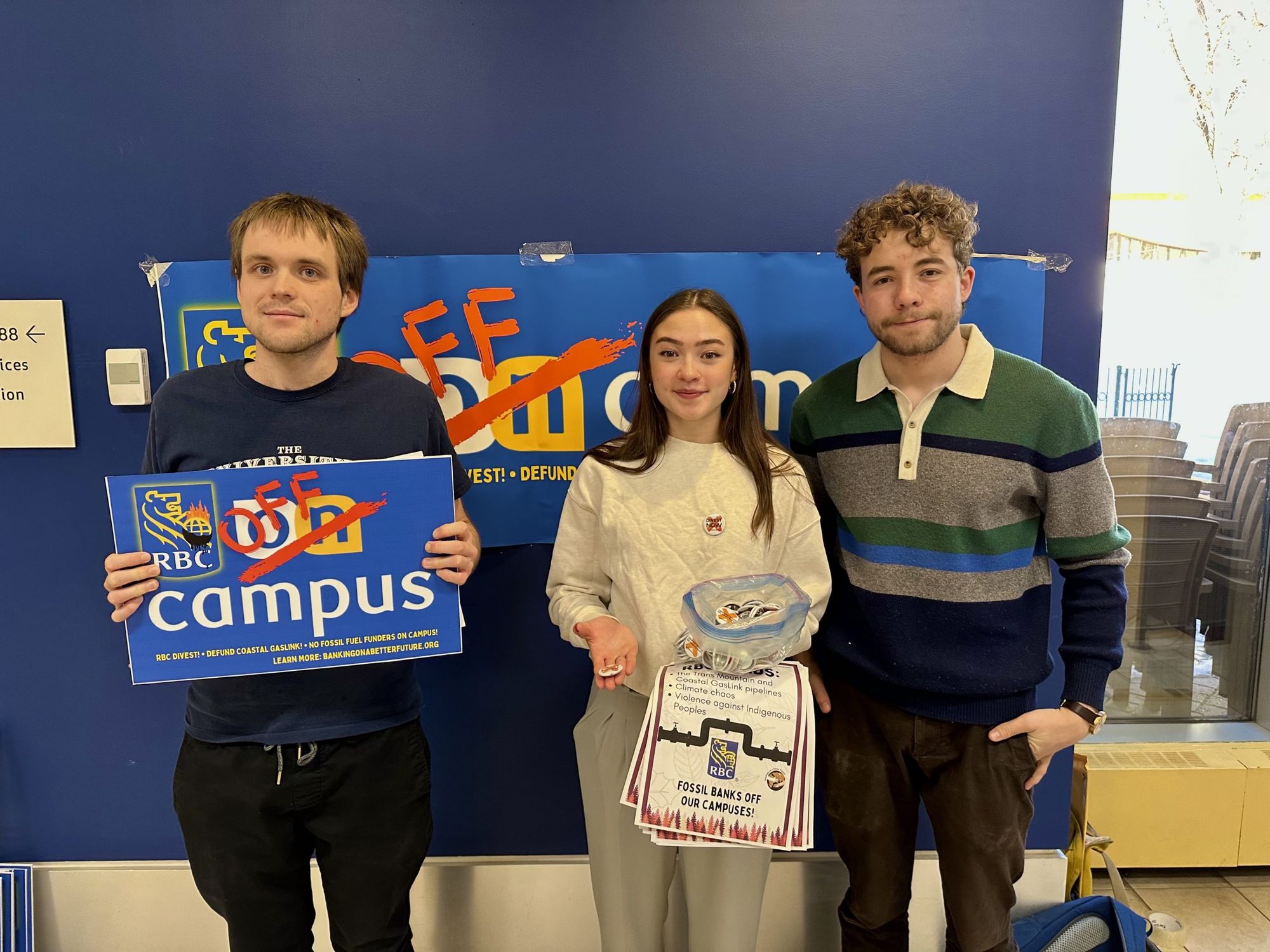 U of C students protest against SU’s affiliation with RBC
