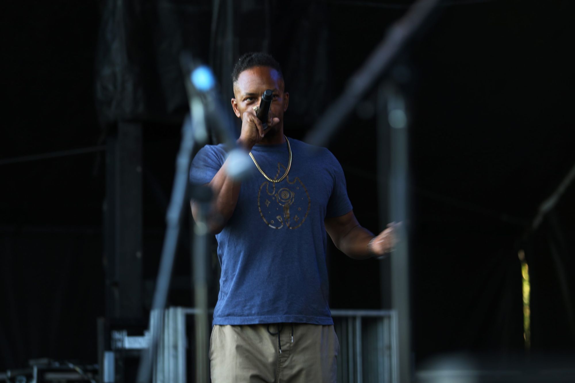 Gangstagrass had the crowd moving at Folk Fest
