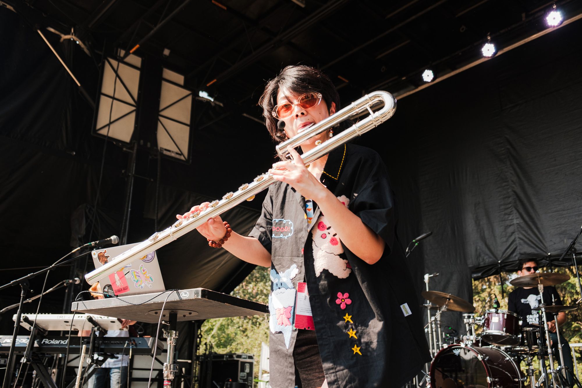 Ginger Beef lights up the stage at this year’s Folk Festival