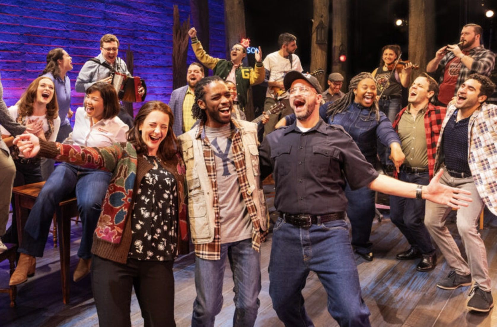 Come From Away is a jaunty musical that creates community out of tragedy
