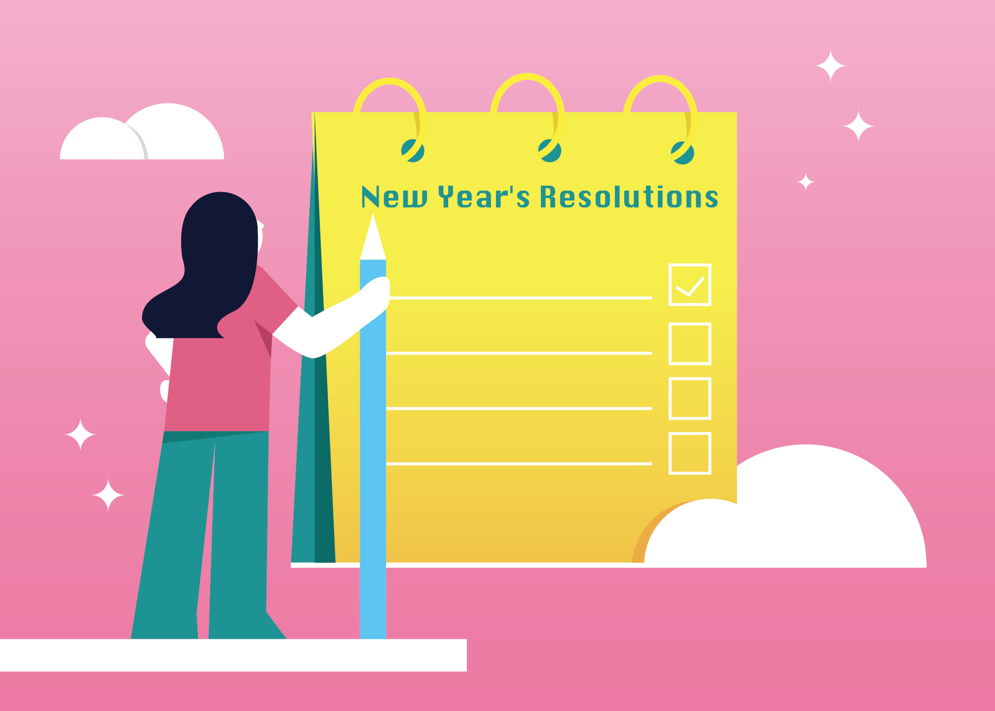 Four small New Year’s resolutions to ring in 2024