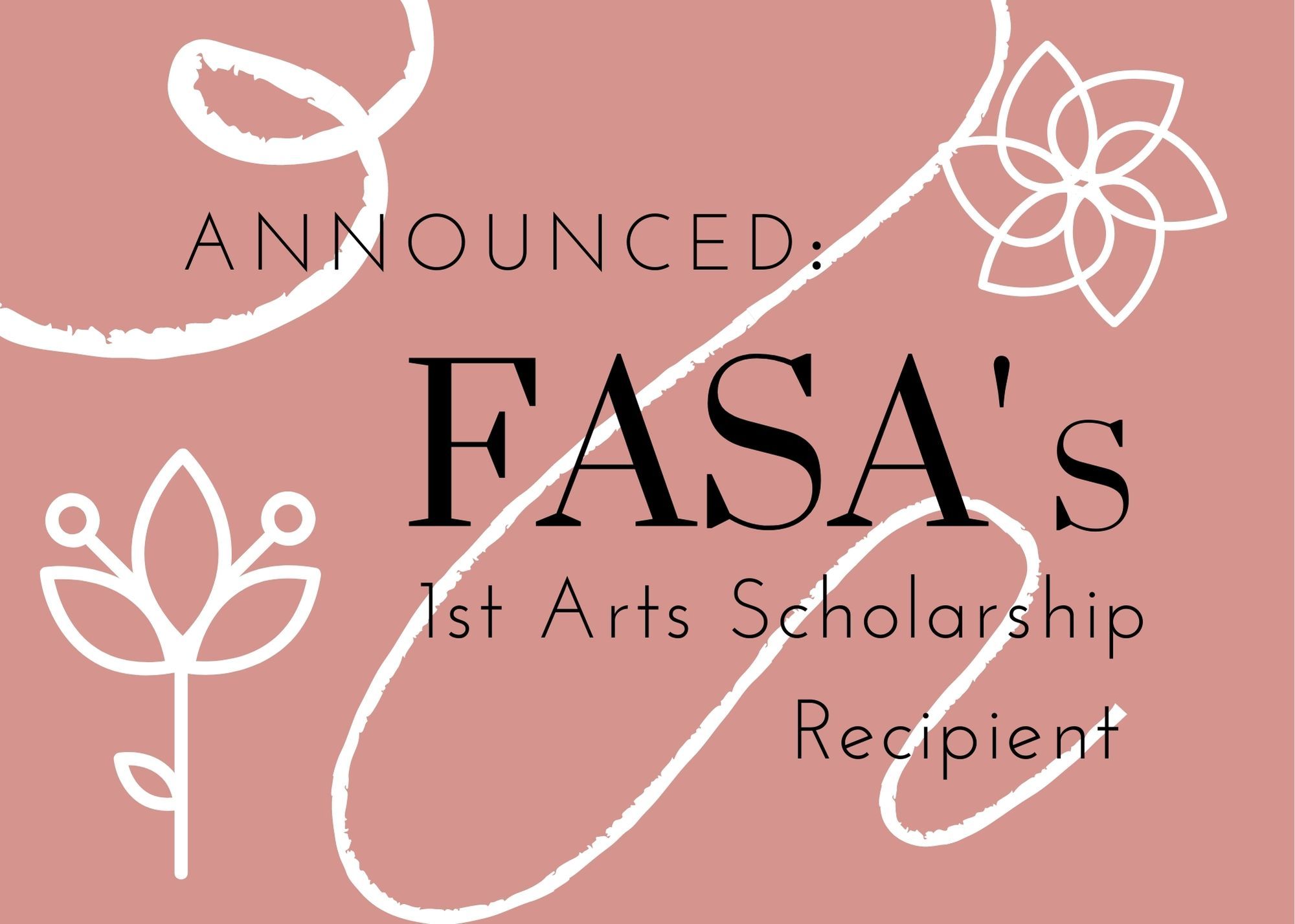 FASA announces recipient of its first Arts scholarship
