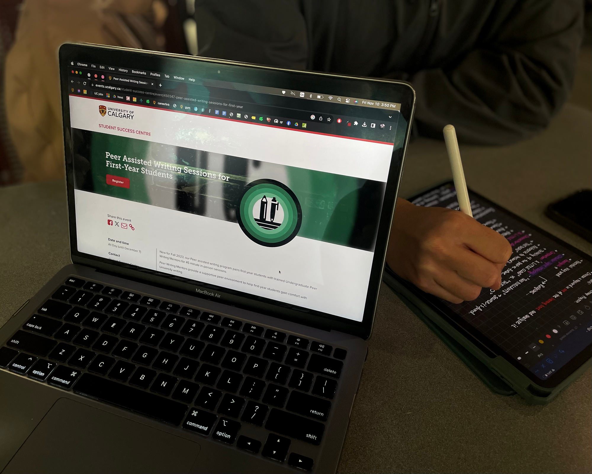 Student Success Centre launches peer-assisted writing program for first-year students