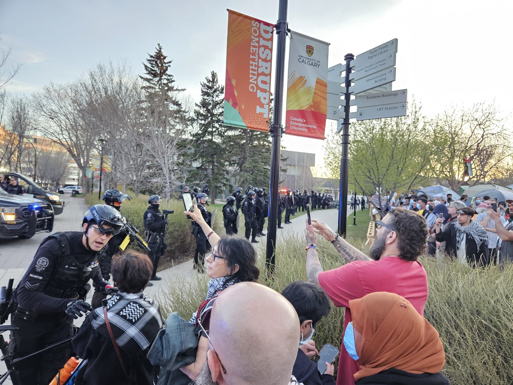 “Yesterday’s actions set back years of progress”: Campus community reacts to encampment and police confrontation with protests and condemnation