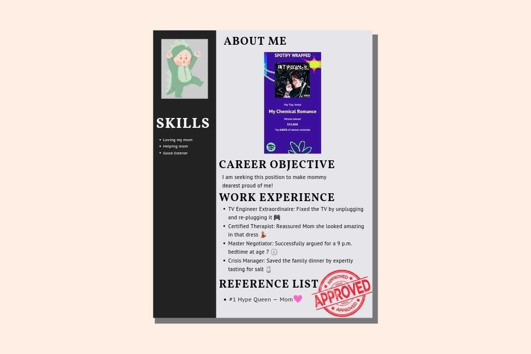 How to write a résumé that only your mom would love