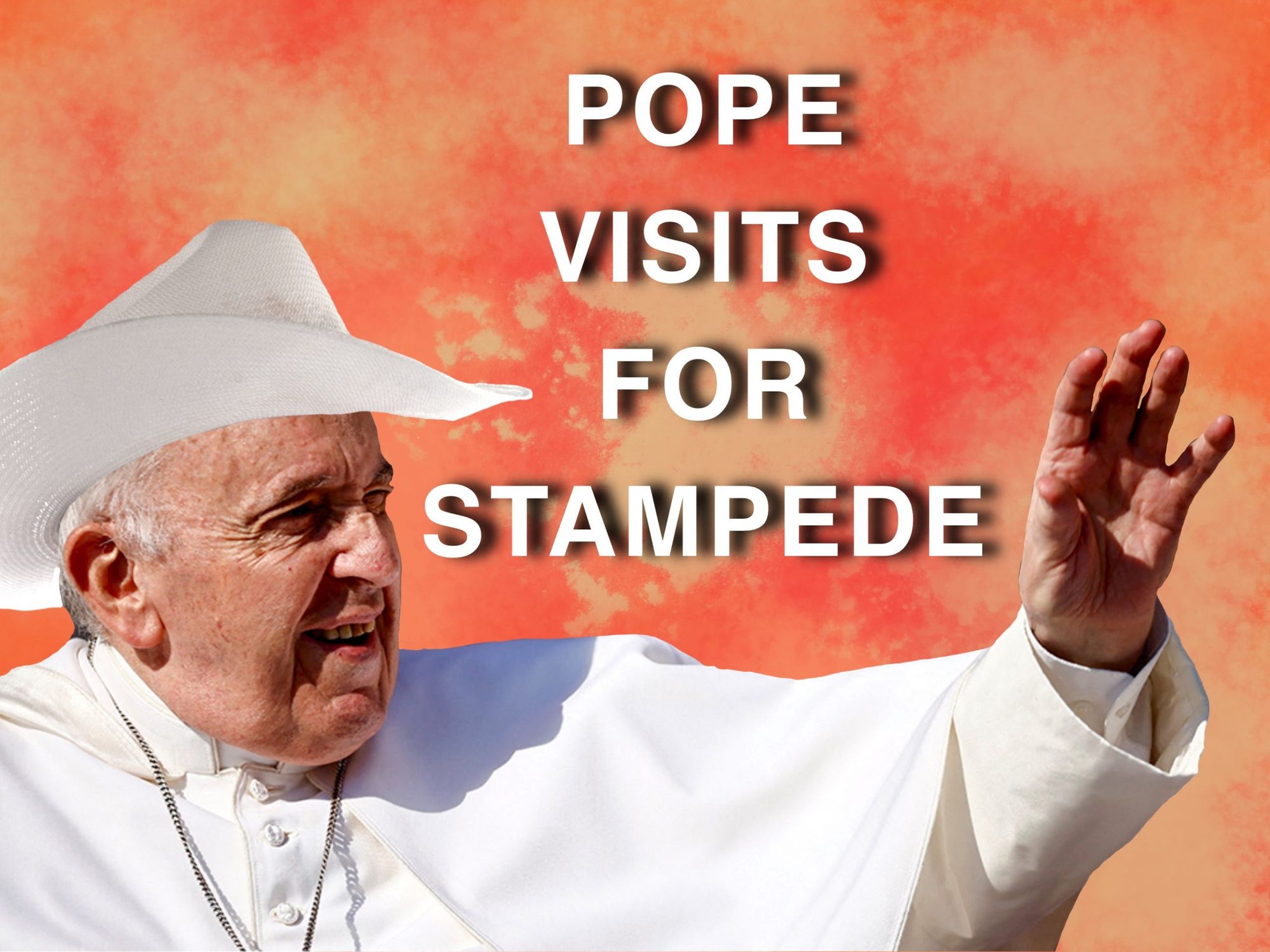 Pope visits for Stampede