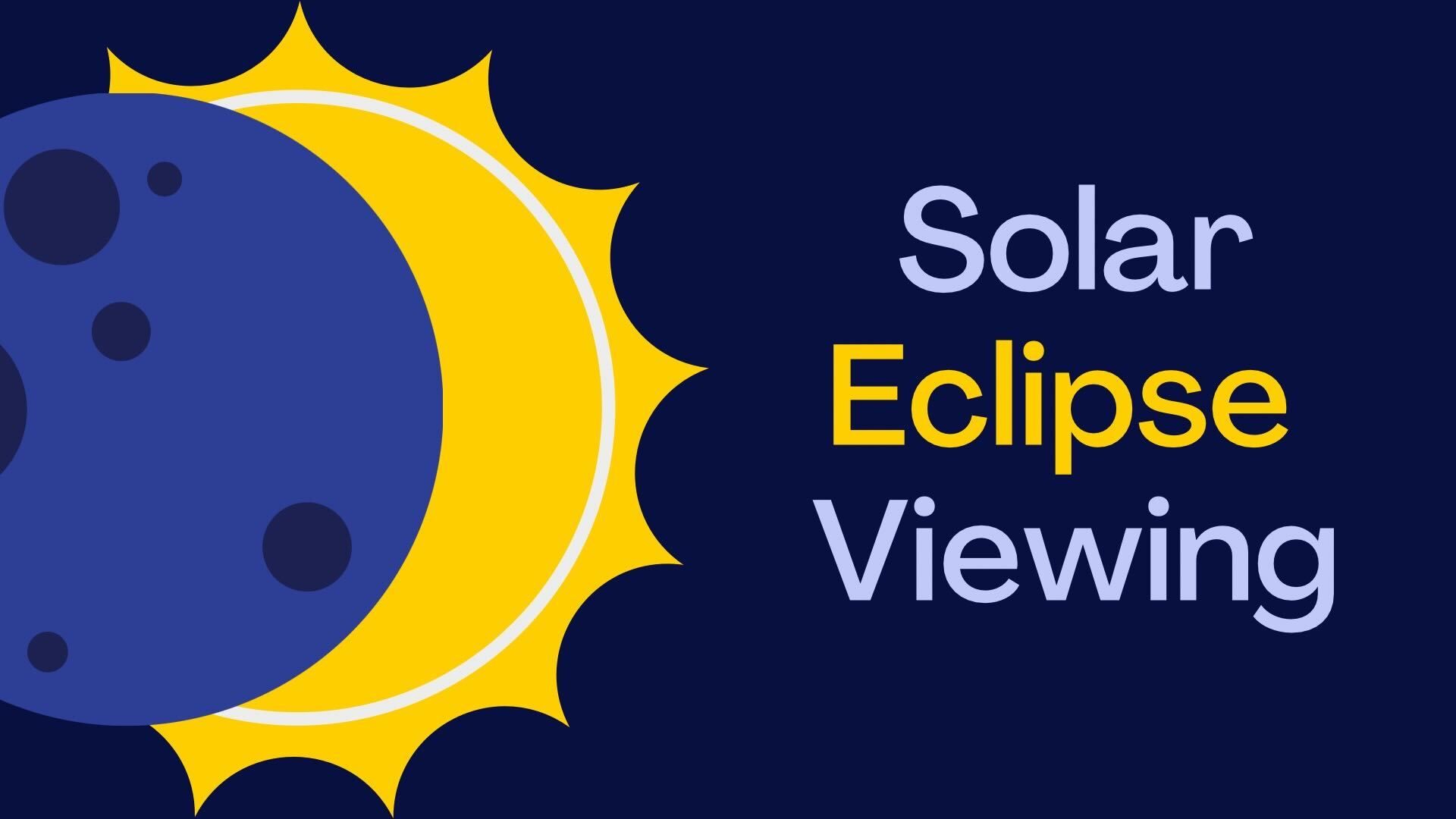 Pop-up observatory for partial solar eclipse at the U of C