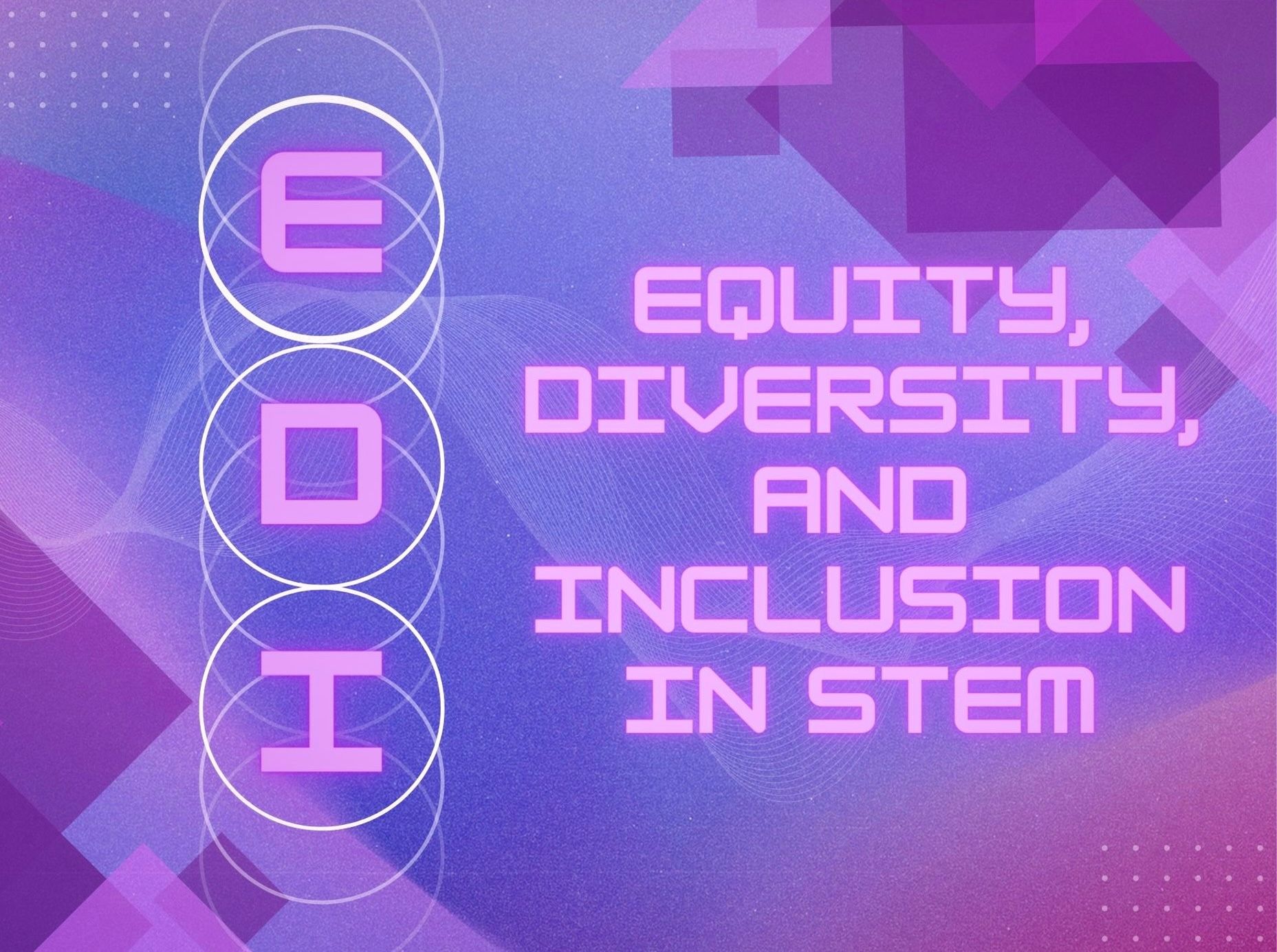 Exploring Equity, Diversity, and Inclusion in STEM