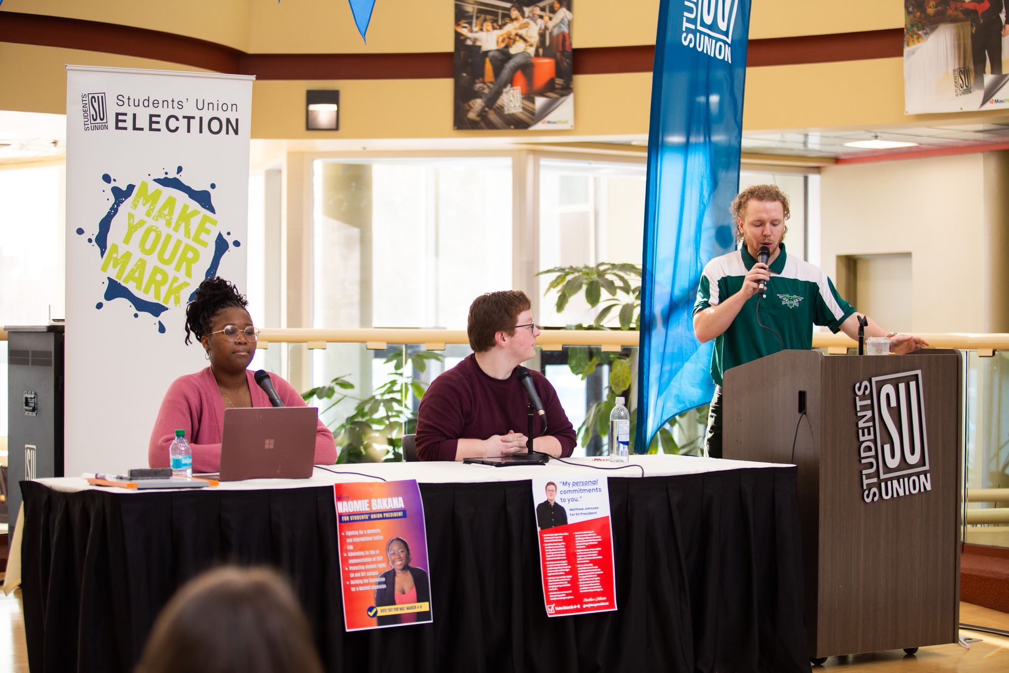 Presidential candidates debate tuition, student jobs and advocacy at SU forum