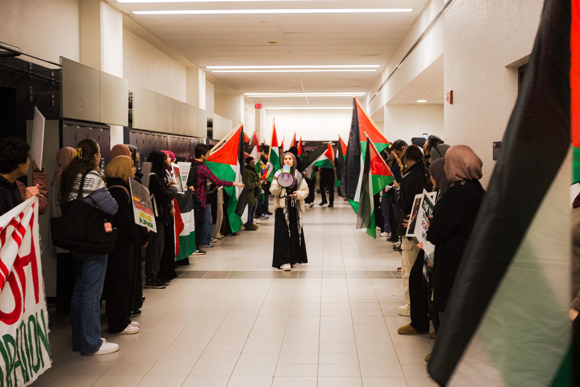 Pro-Palestinian groups protest Israeli speaker Eylon Levy at the University of Calgary