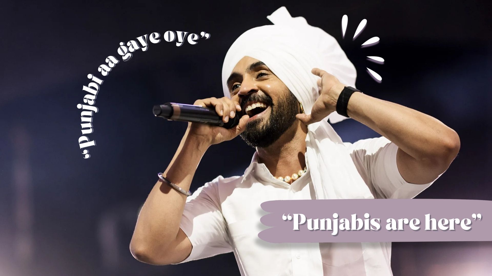 Diljit Dosanjh and Shah Rukh Khan in “Don” and the phrase “Punjabi aa gaye oye”