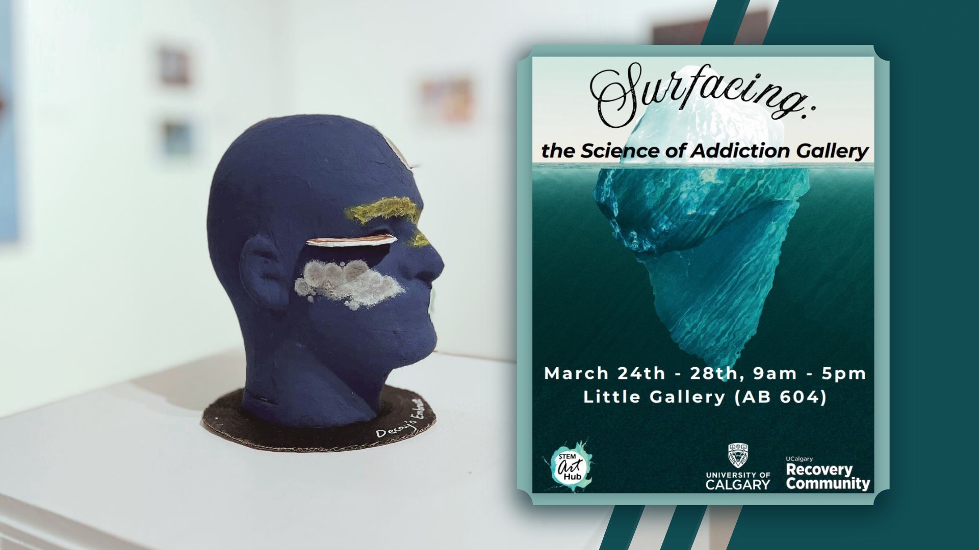 UCalgary Recovery Community and STEM Art Hub aim to reduce stigma around addiction and recovery through student-led art gallery