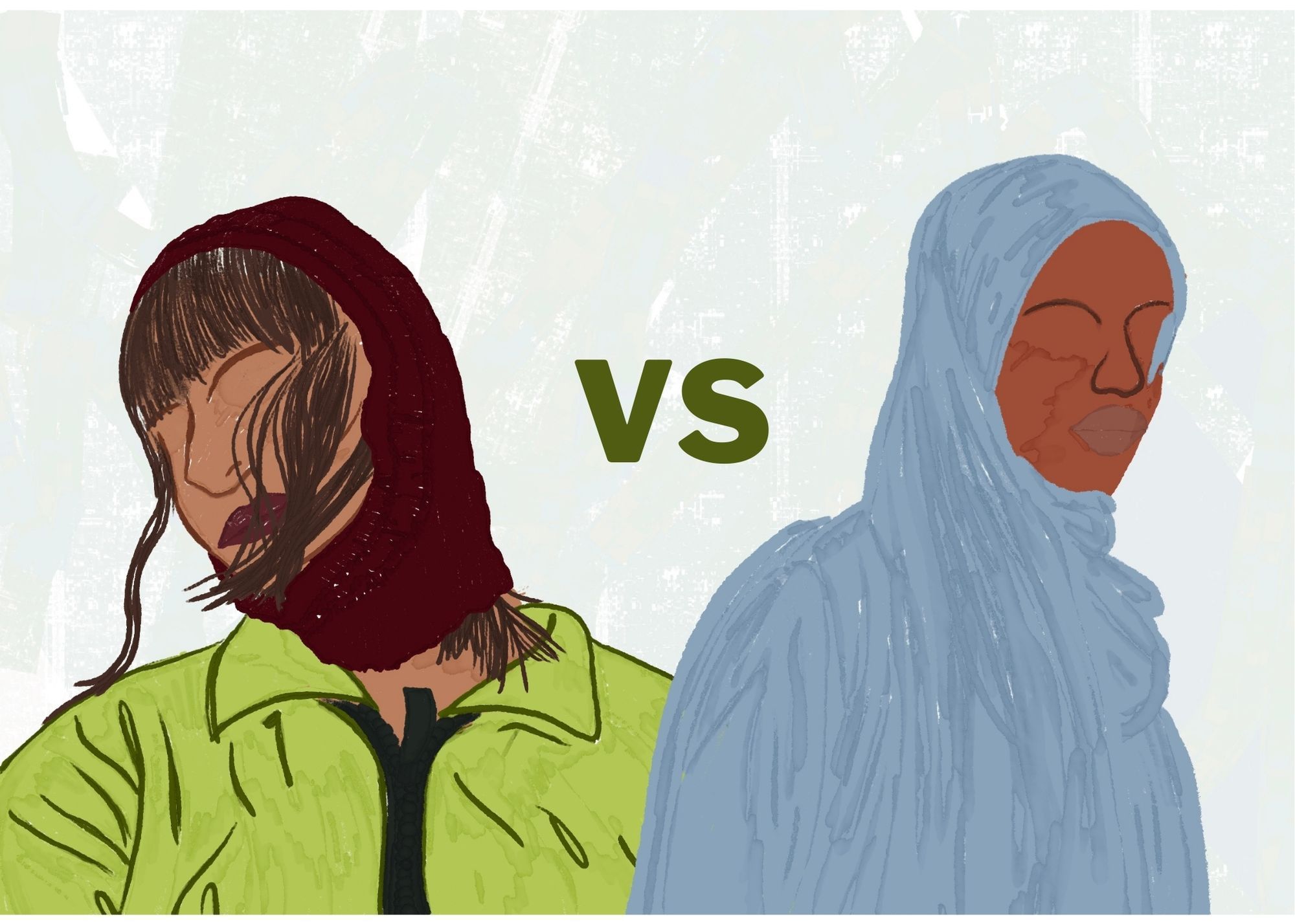 Two sides of the same coin: The balaclava and the hijab