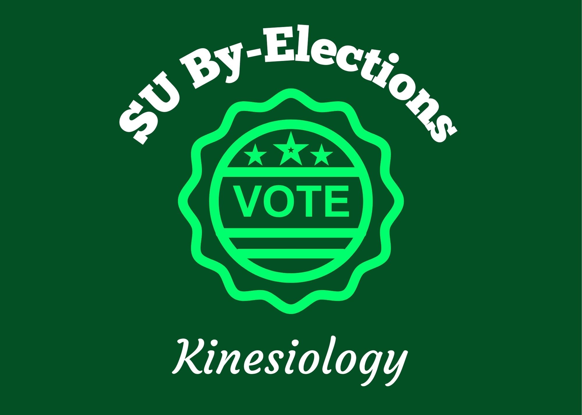 SU By-Election 2022: Faculty of Kinesiology