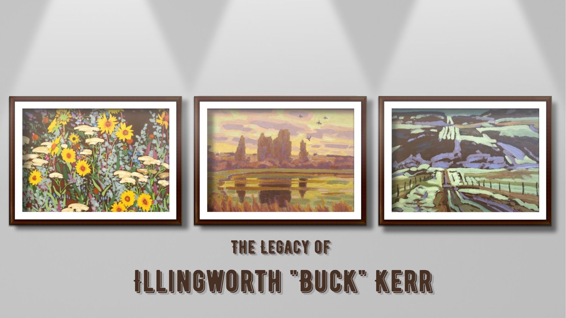 In retrospective of the Illingworth "Buck" Kerr exhibition at Loch Gallery: Capturing the essence of the Snowy Wild West