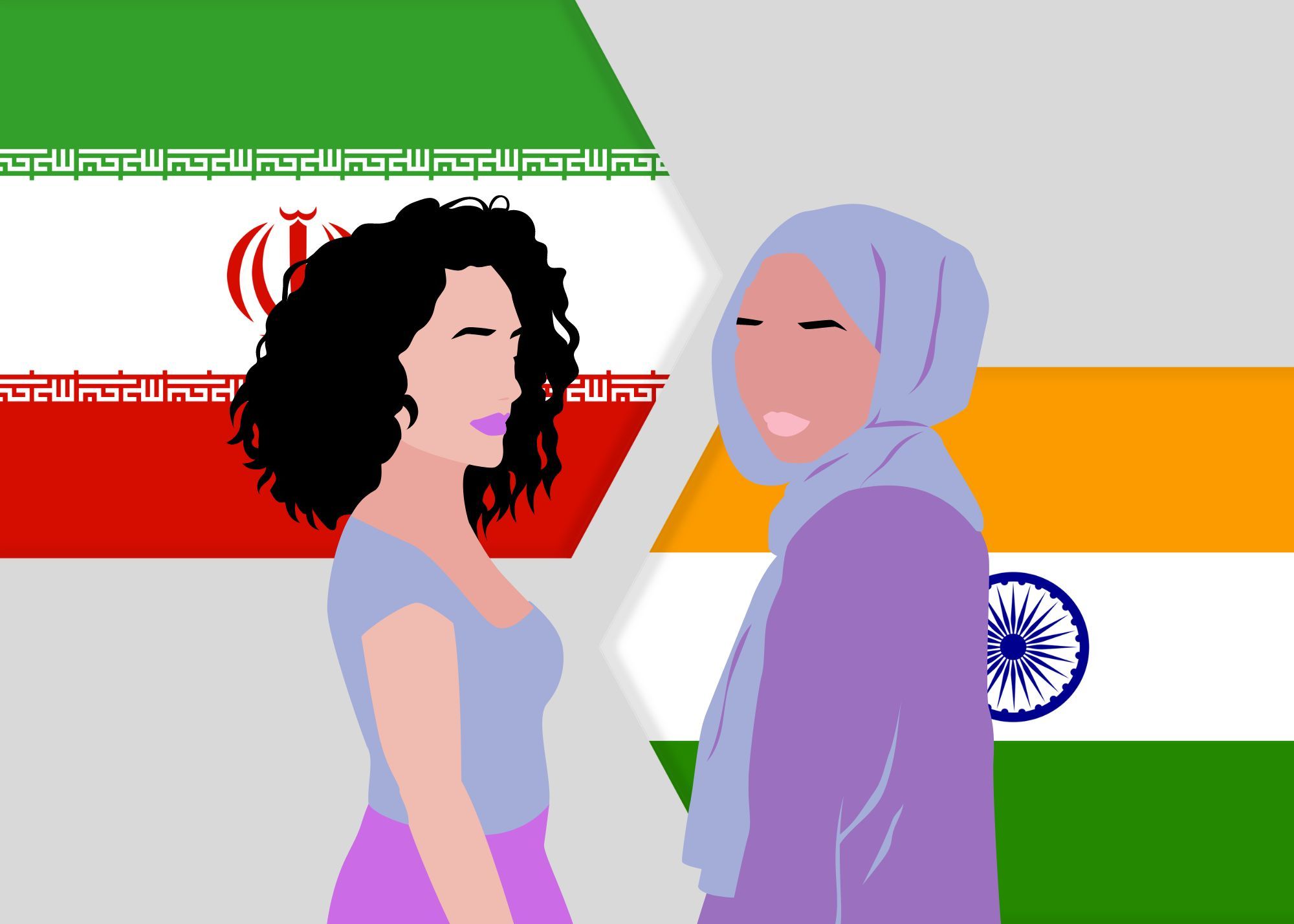 How desire for freedom is uniting women of Iran and India