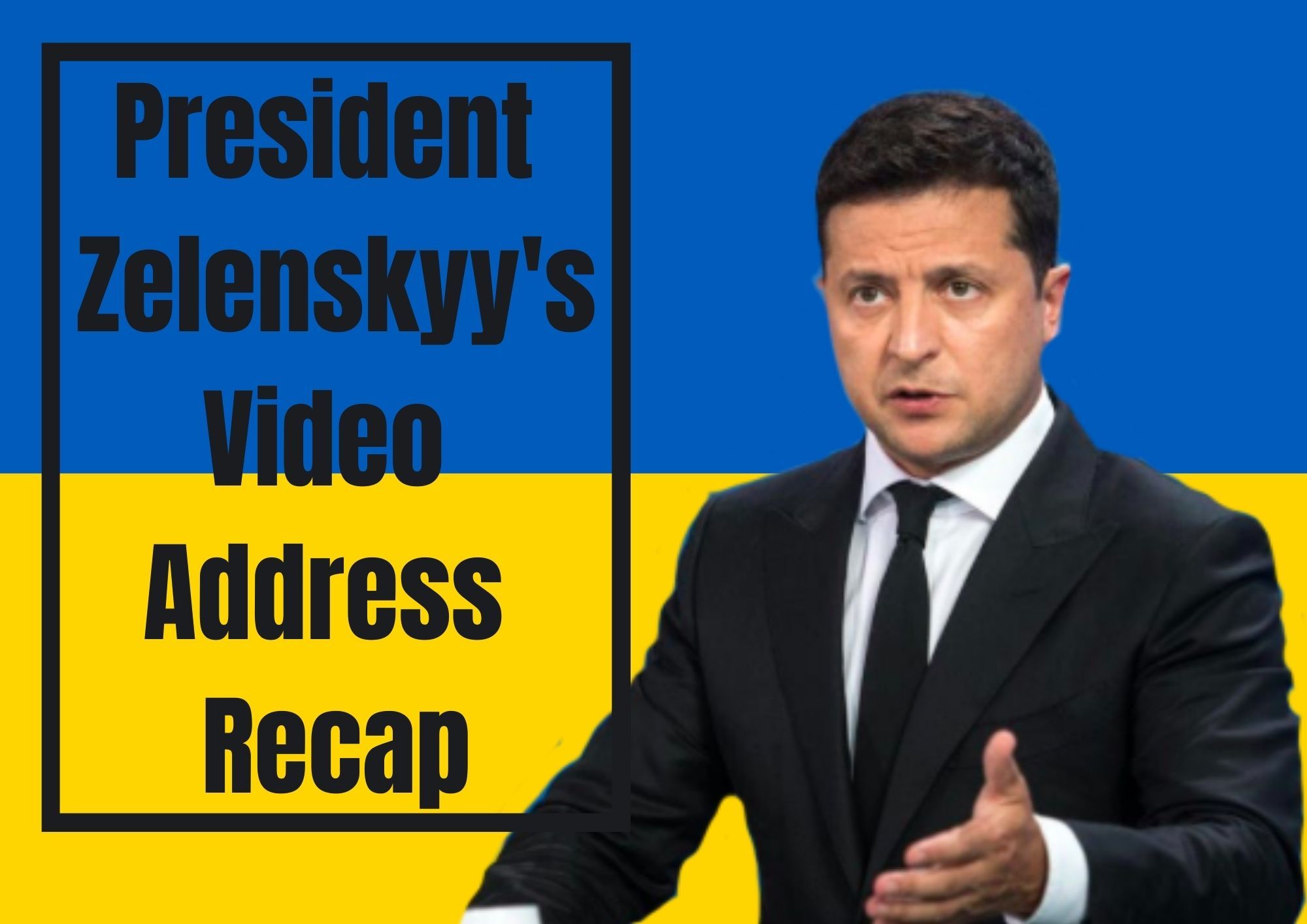 Ukrainian president gives live address to universities across Canada
