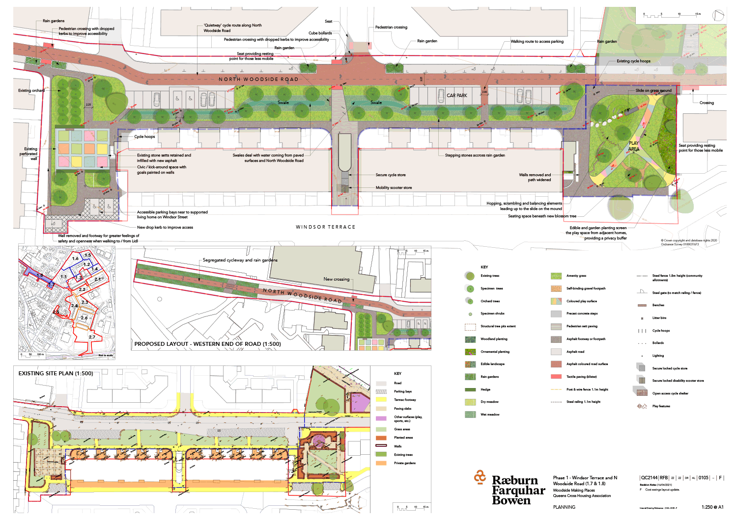 N Woodside Rd plans, Woodside Making Places
