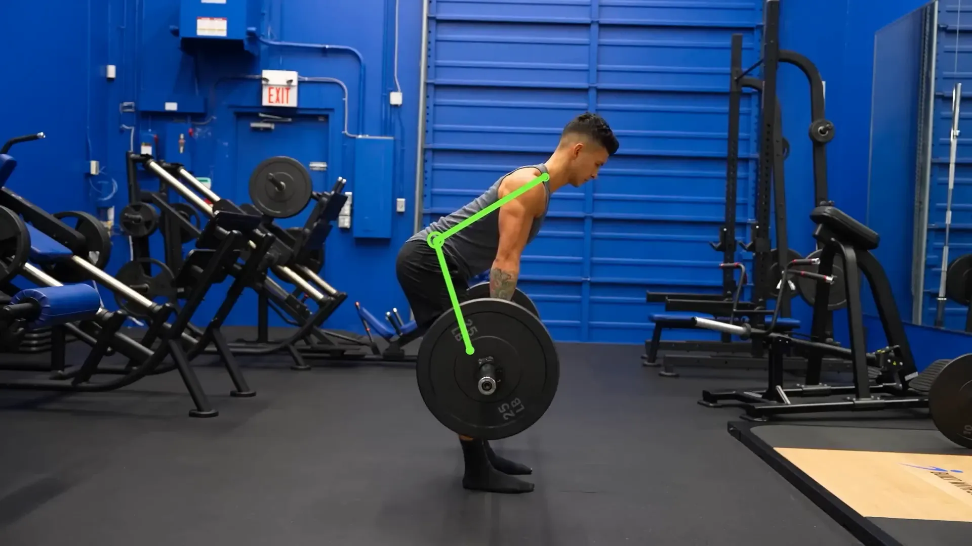 Romanian deadlift technique