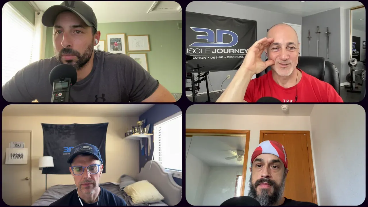 Brian recounting standing next to elite competitors and realizing weak points