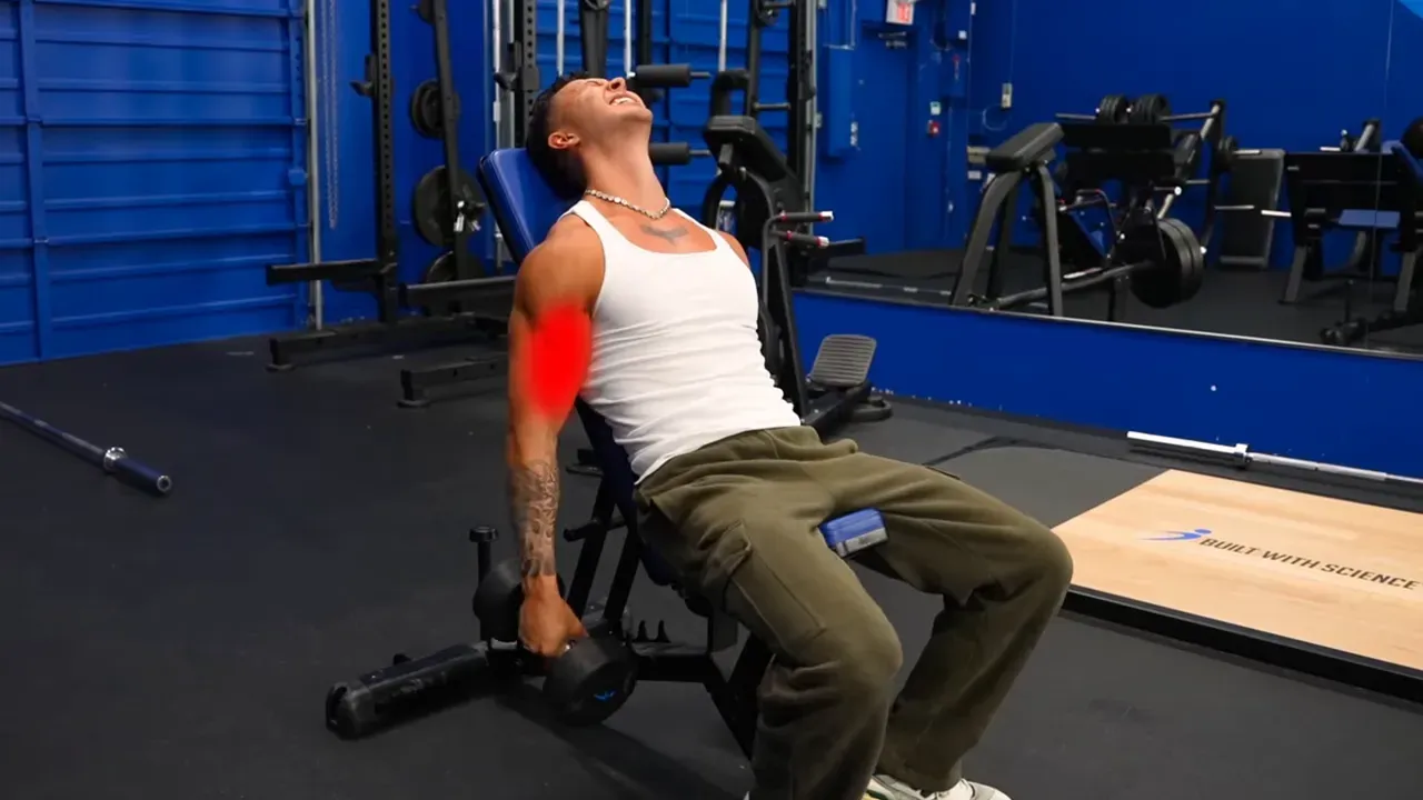 Dennis showing bigger pump on the light side arm