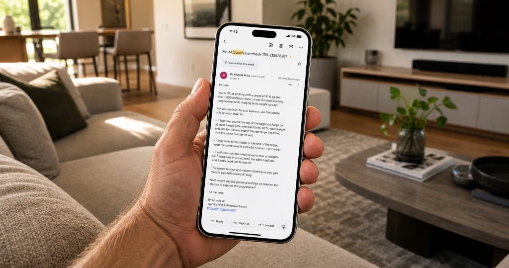 Ask questions about your workout from home