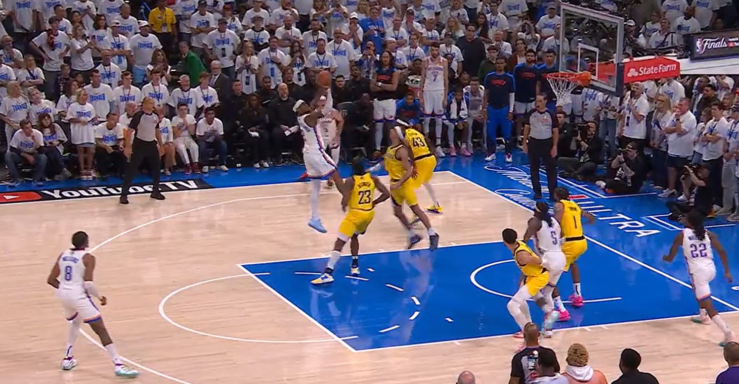 SGA misses an open jumper with the game on the line.