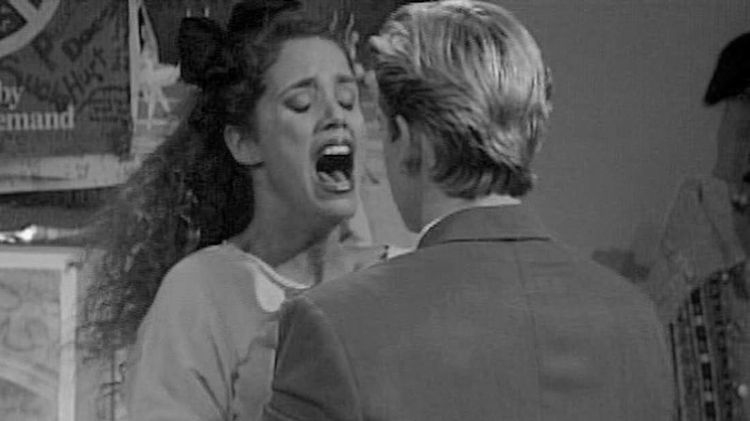 Jesse Spano and Zack Morris in the "Jessie's Song" episode of "Saved by the Bell"