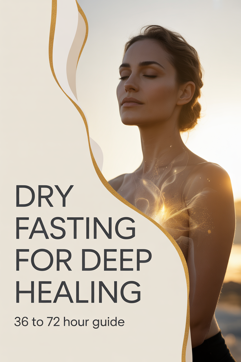 Dry Fasting for Deep Healing: 36 to 72 Hour Timeline, Advanced Detox, Fat Burn and Spiritual Reset