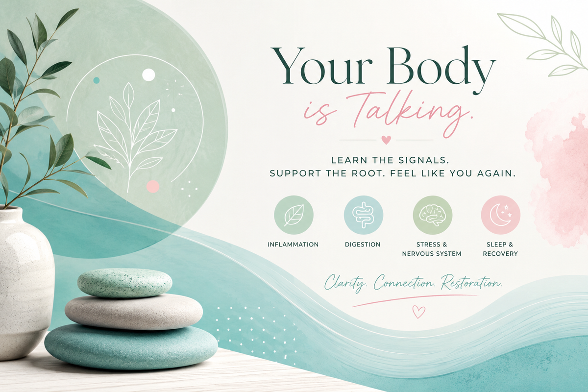 Feeling exhausted, inflamed, foggy, or “off” all the time may be your body signaling deeper stress and poor recovery.