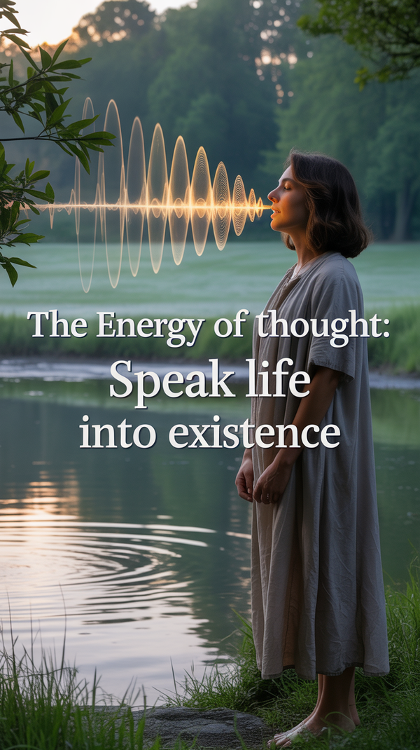 The Energy of Thought: Speak Life Into Existence