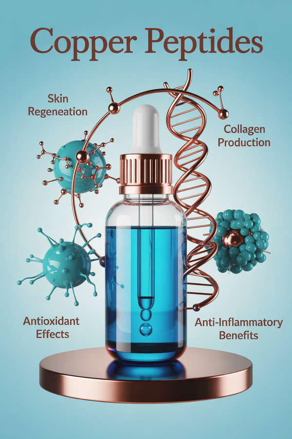 Copper Peptides for Skin Health: How They Support Collagen, Repair, and a Youthful Glow
