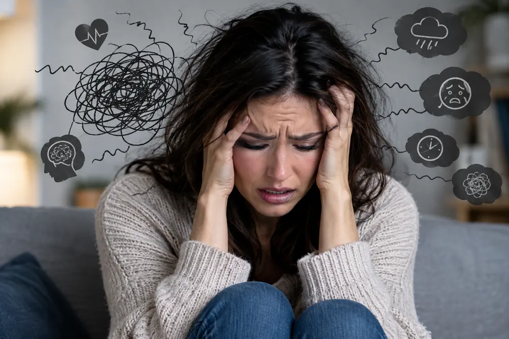 Es ansiedad el mayor problema                de salud mental en el mundo