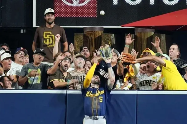 Van los Brewers vs Dodgers    por título de la Liga Nacional