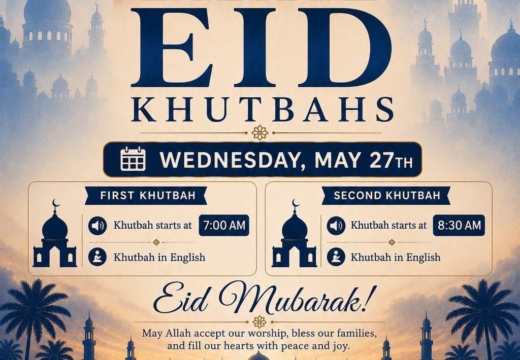 Eid Prayer Times - 2026