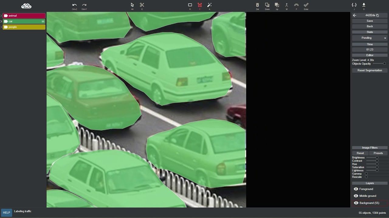 Augmented labeling