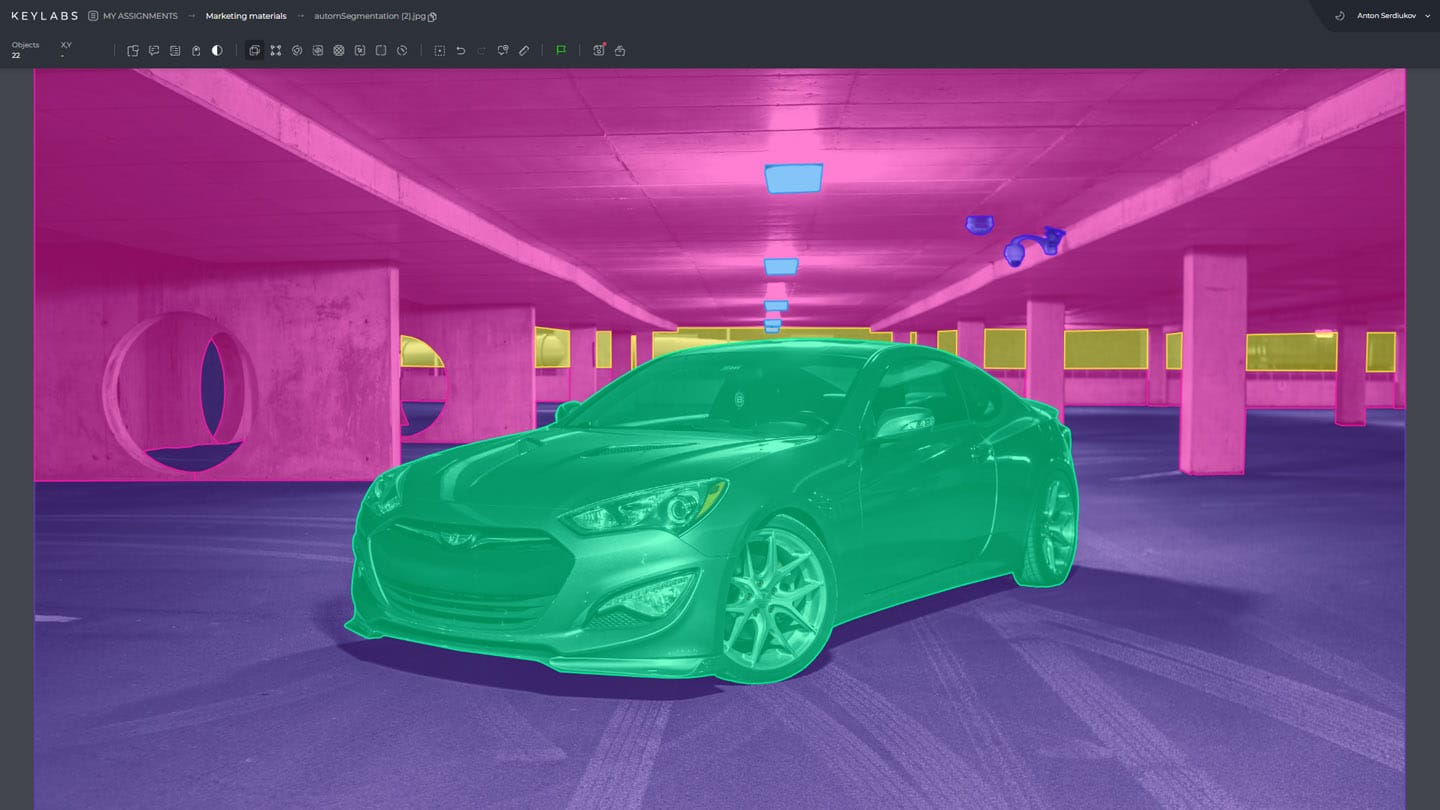 Keylabs data annotation