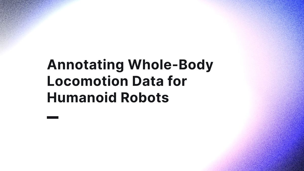 Training Humanoid Robots with Motion Data