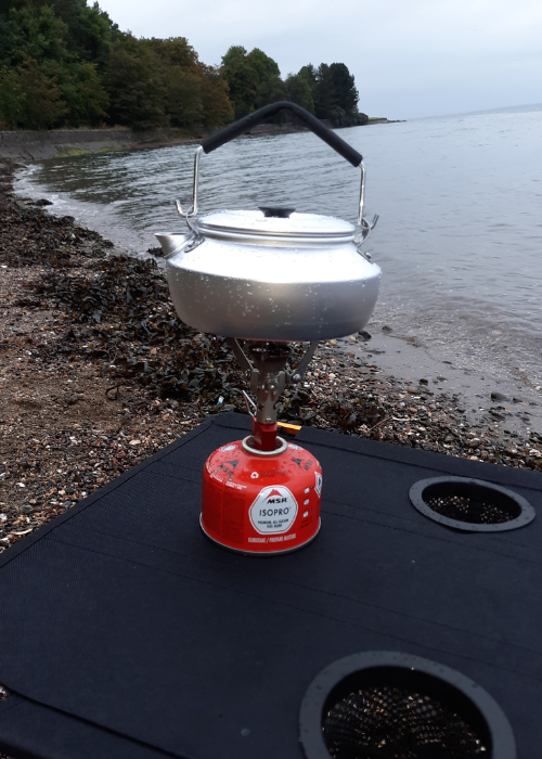 The MSR PocketRocket 2 boils water quickly and efficiently in sheltered conditions